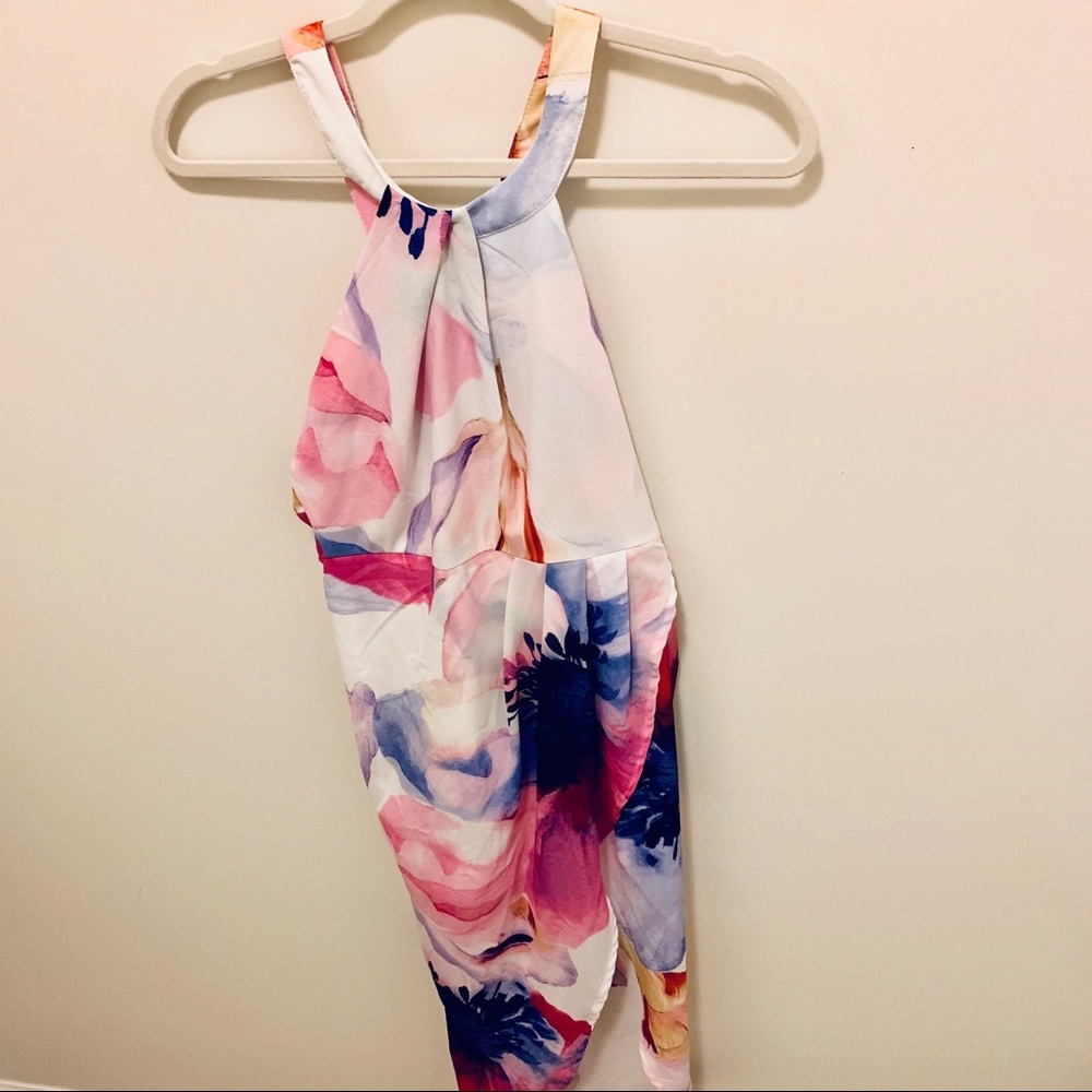 L’ATISTE by Amy Floral High Low Dress